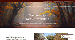 Desktop Screenshot of evechiropractic.com